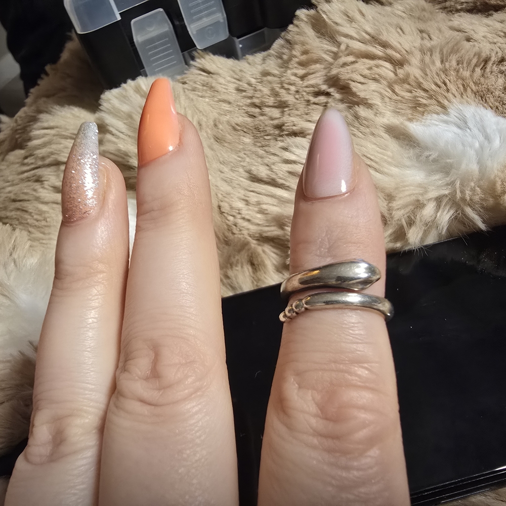 Sterling Silver Wrap Ring - Polished Silver Tone